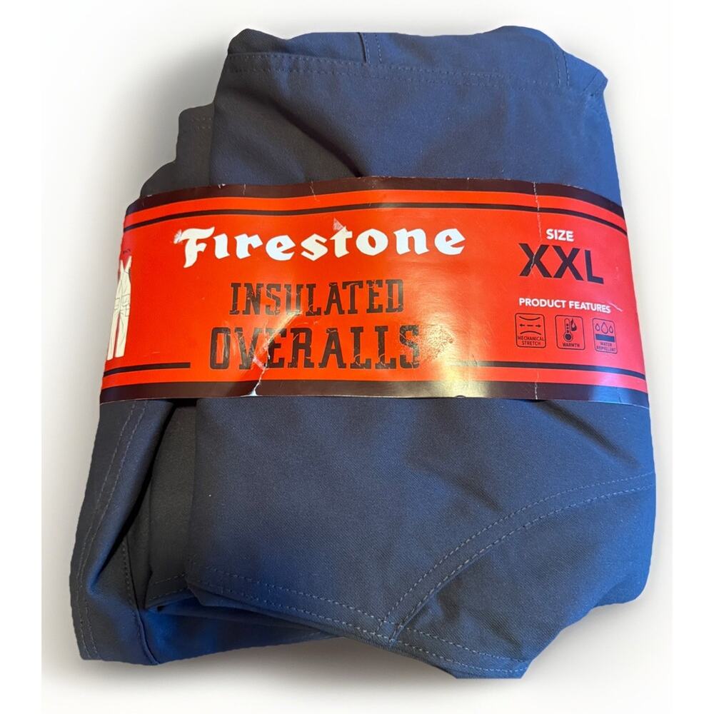 Firestone XXL Insulated Water Repelant Overalls - Dark Blue